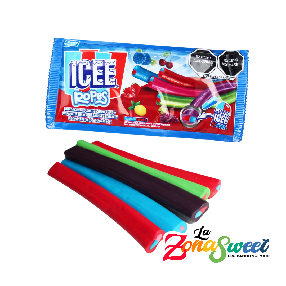 Icee Ropes Relleno Bicolor (50g) | BONDY FIESTA