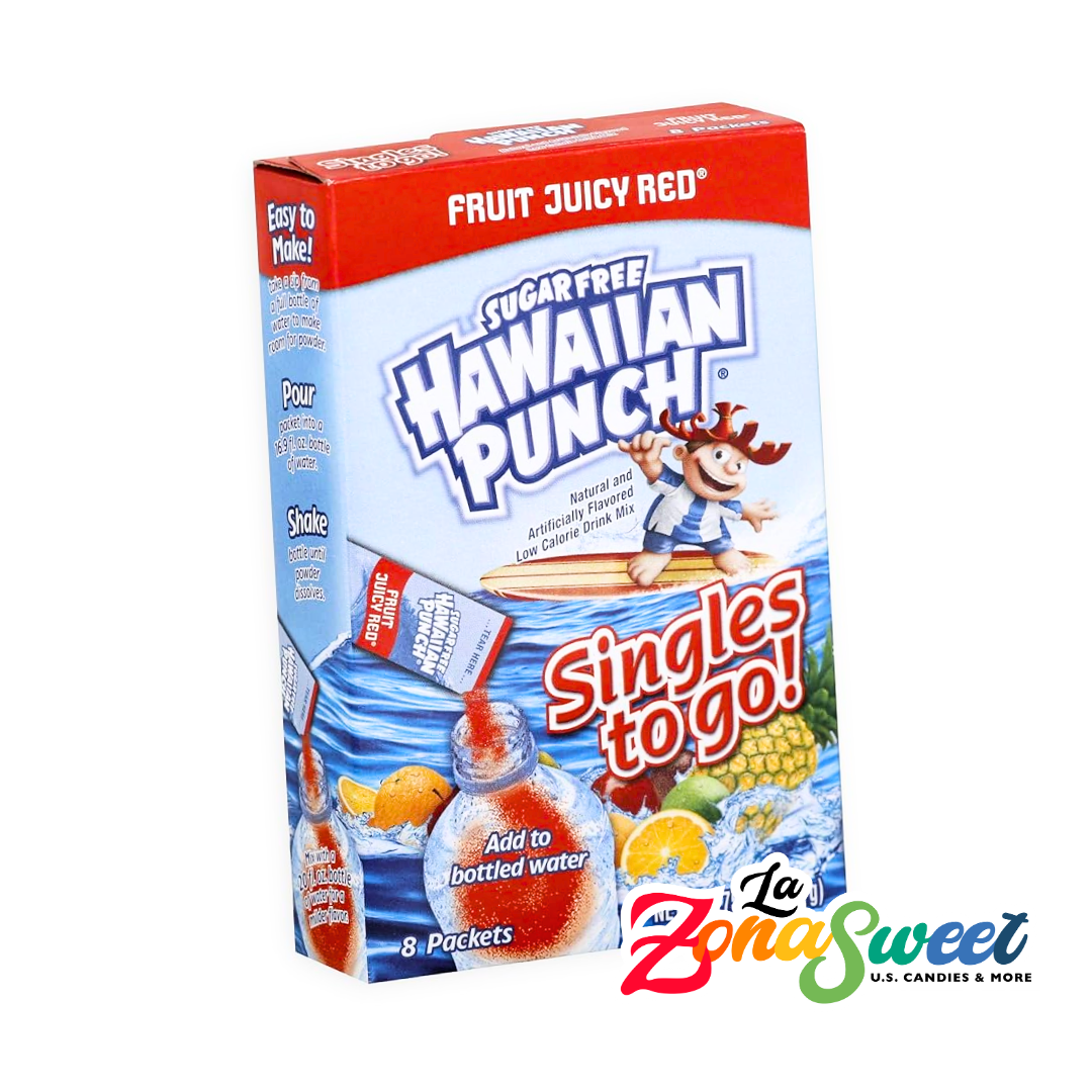 8 Drink Juicy Red Hawaiian Punch Sugar Free (21.1g) | DR. PEPPER
