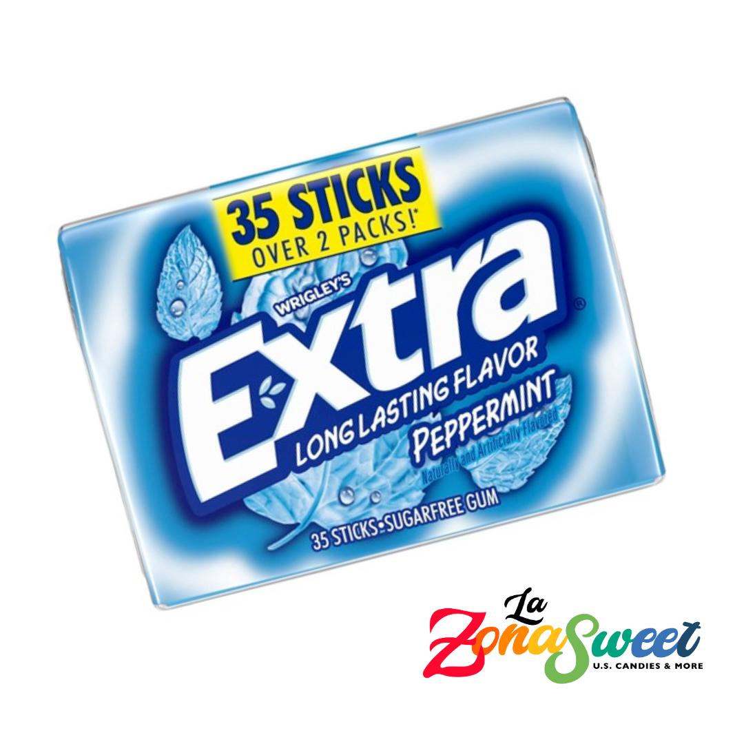 Chicles Extra Long Lasting Peppermint (87.5g) (35pzas) | MARS WRIGLEY