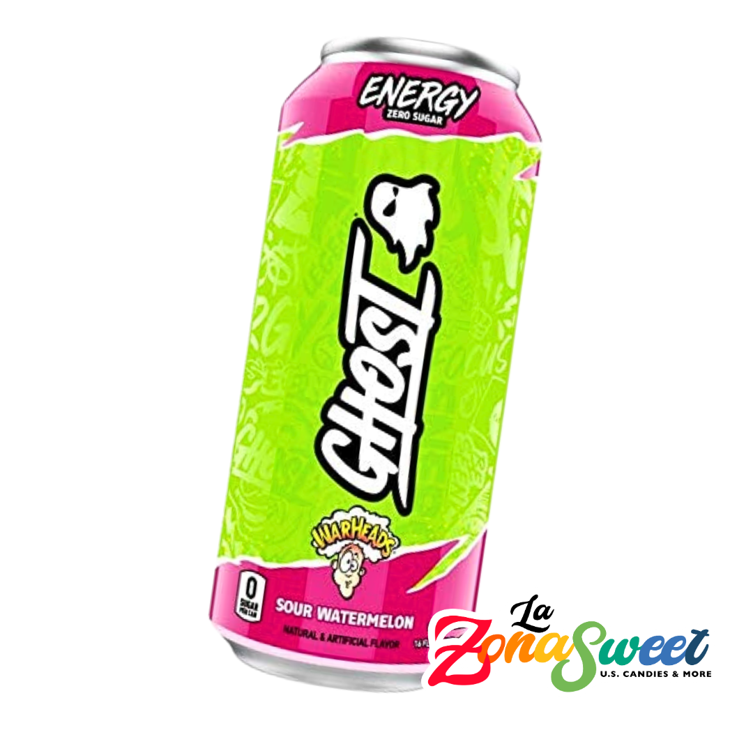 Bebida Energética Ghost WarHeads Sour Watermelon (473ml) | GHOST