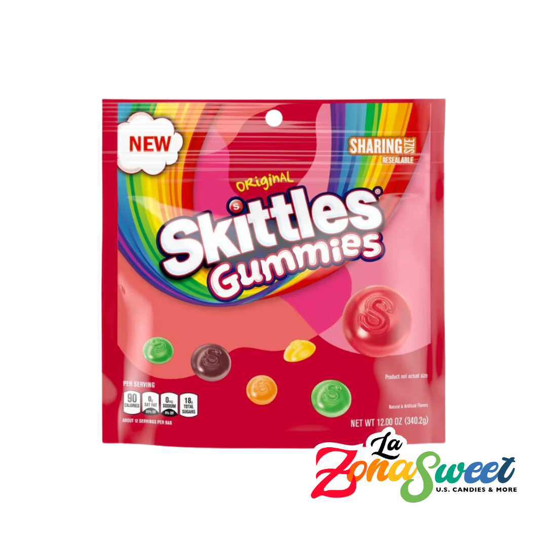 Skittles Gummies Sharing Size Resealable (340.2g) | MARS WRIGLEY