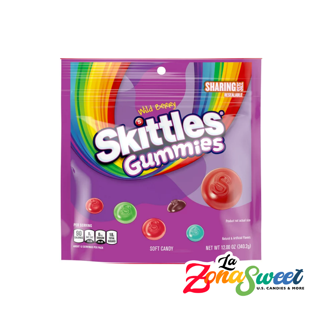 Skittles Gummies Sharing Size Resealable (340.2g) | MARS WRIGLEY