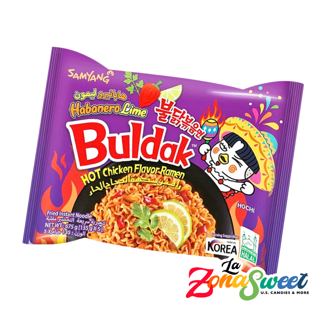 Sopa Instantánea Buldak Habanero Limón (140g) | SAMYANG