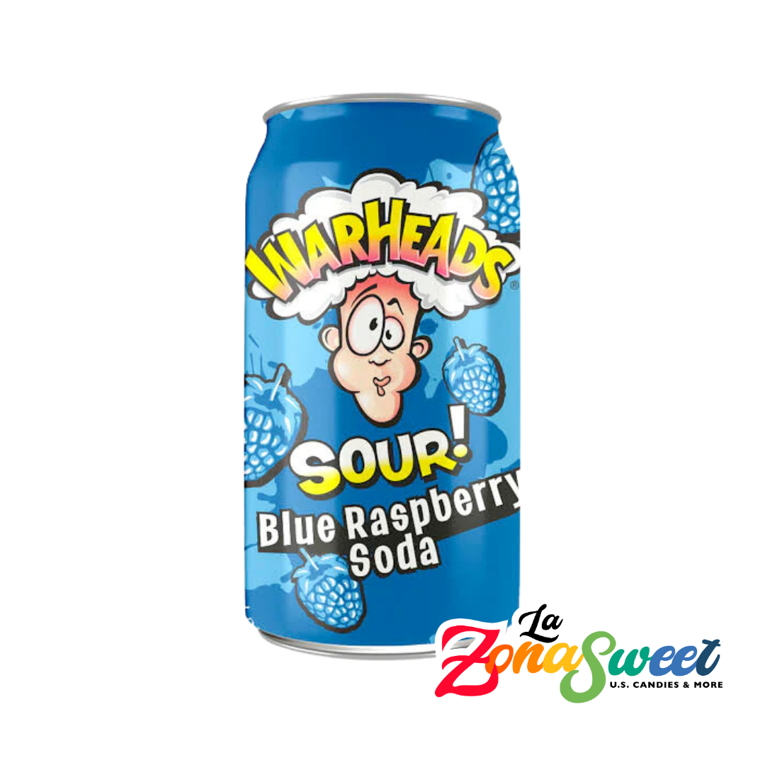 Refresco Warheads Sour Sabor Mora Azul (355ml) | WARHEADS