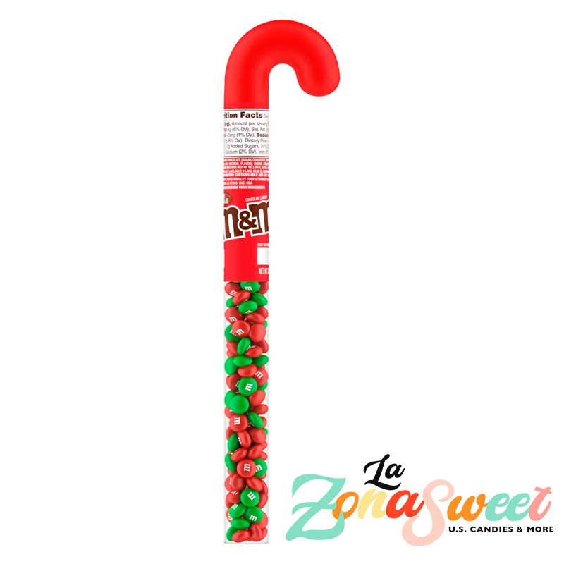 Milk Chocolate M&M´s Bastón Edición Navideña (85.1g) | MARS WRIGLEY
