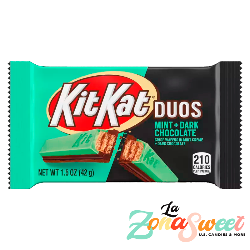 KitKat Duos Mint+Dark Chocolate (42g) | HERSHEY'S