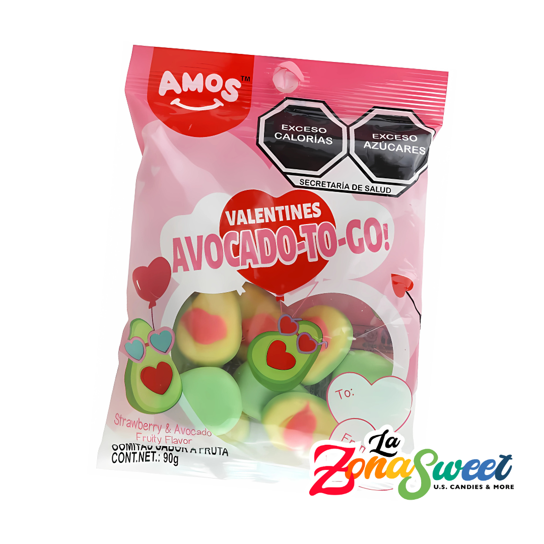 Gomitas Valentines Avocado-To-Go! (90g) | AMOS