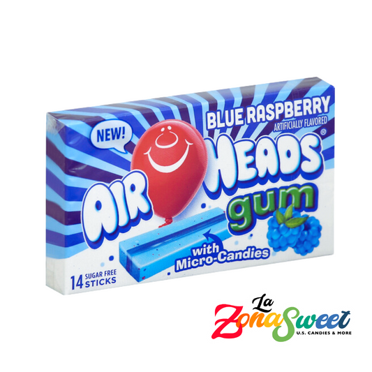 Airheads Gum Blue Raspberry (35g) | AIRHEADS