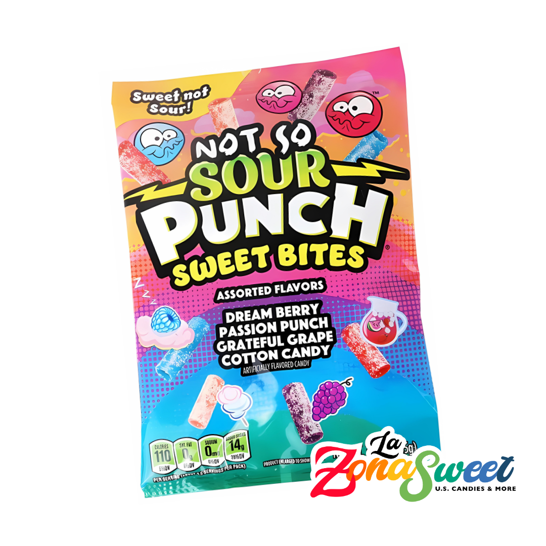 Gomitas Sour Punch Bites No Aciditas (105gr) | AMERICAN LICORICE