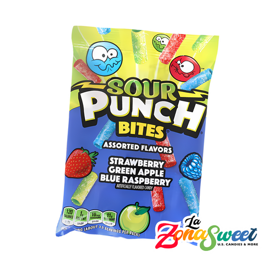 Gomitas Sour Punch Bites Sabor Frutas (105gr) | AMERICAN LICORICE