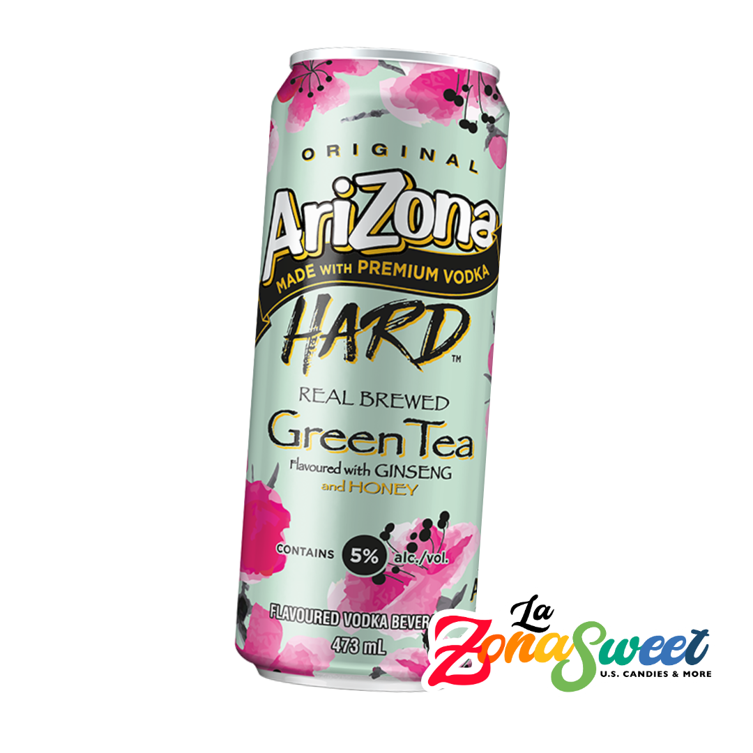 Bebida Arizona Hard Té Verde con Ginseng y Miel (355ml) (5% Alcohol) | ARIZONA