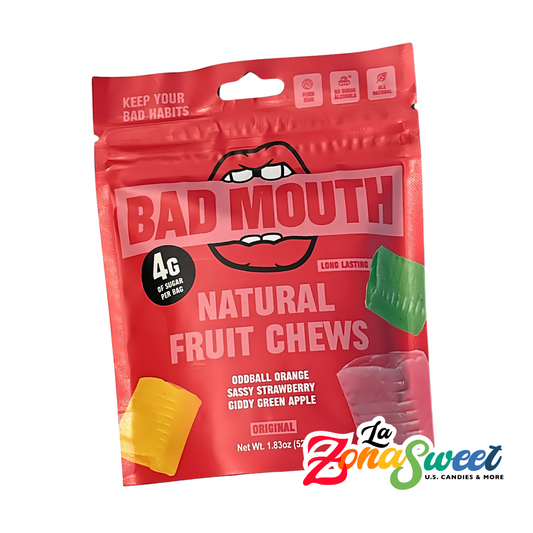Caramelo Chewy Vegano (52grs) | BAD MOUTH