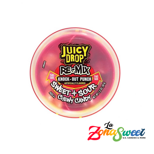 Juicy Drop Re-Mix Sweet Sour Knock-Out Punch (36g) | BAZOOKA