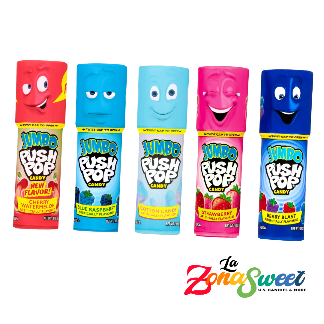 Jumbo Push Pop Candy (30g) | BAZOOKA