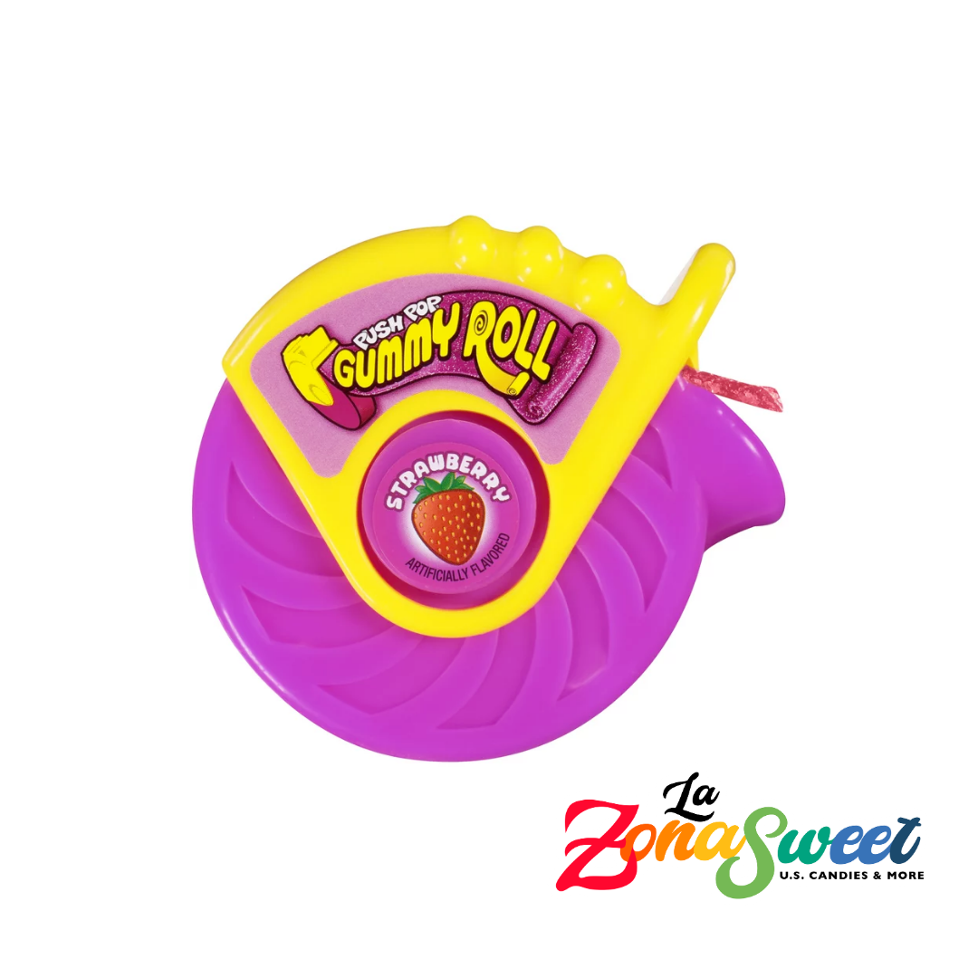 Push Pop Gummy Roll Candy (40g) | BAZOOKA