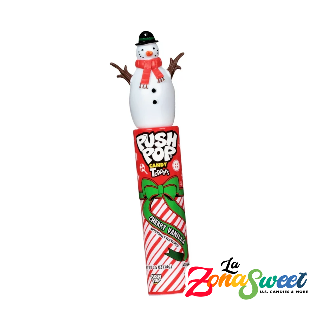 Push Pop Candy Toppers (Edición Navideña) (14g) | BAZOOKA