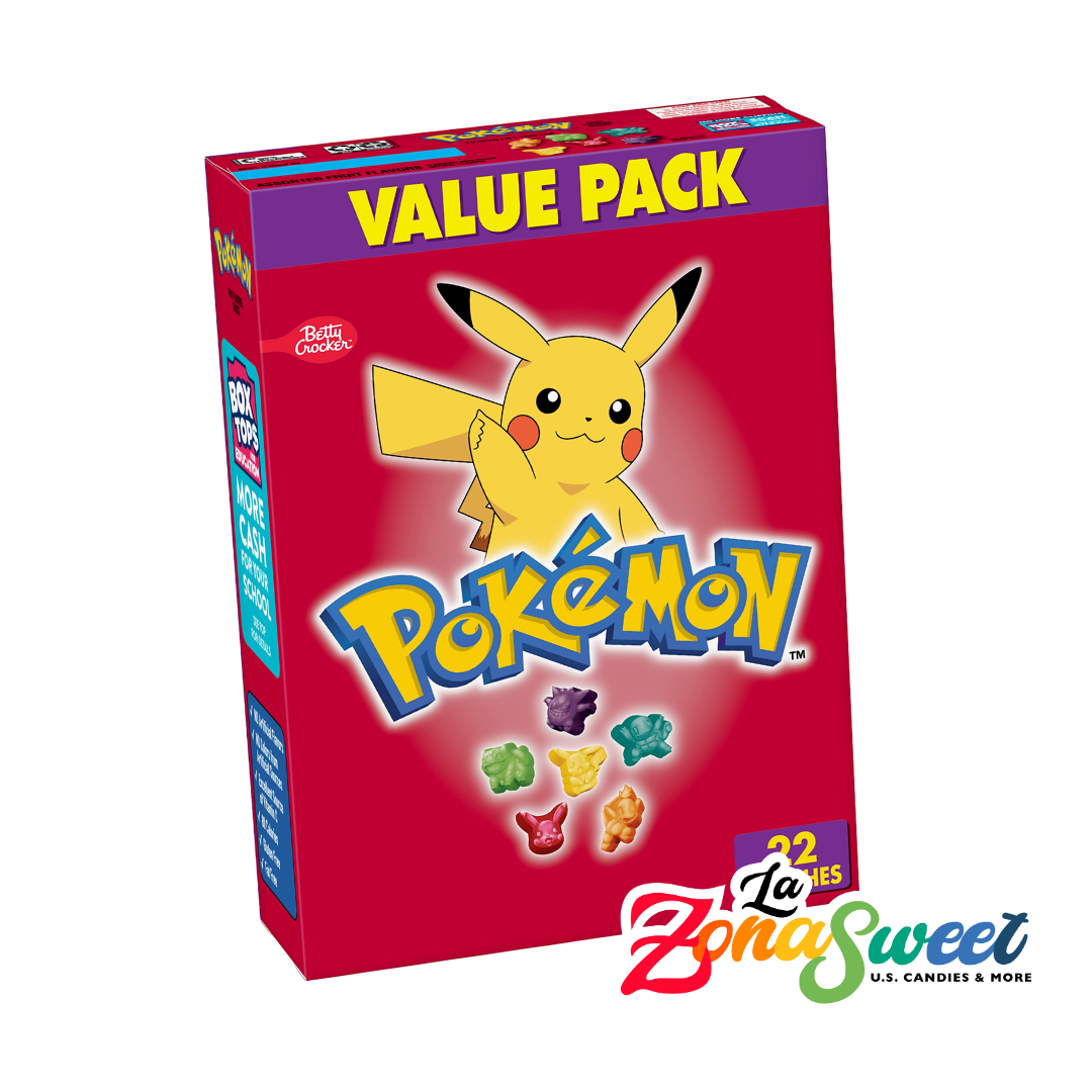 Gomitas Pokemon (22 bolsitas) (498g) | BETTY CROCKER