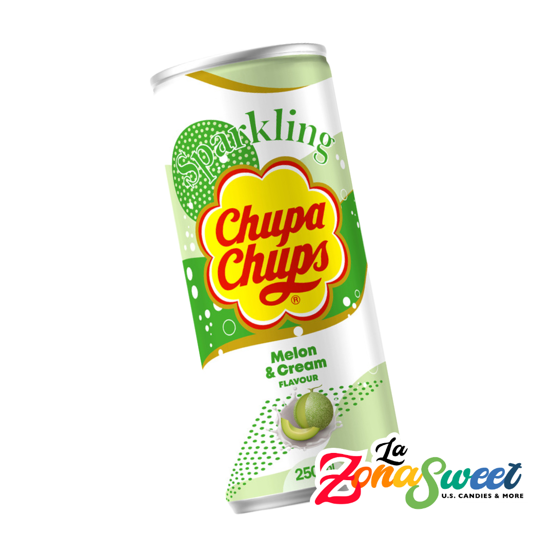 Refresco Chupa Chups Melon & Cream (250ml) | CHUPA CHUPS