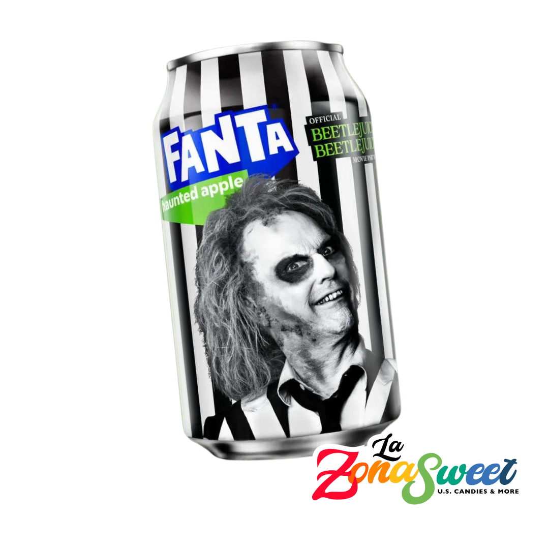 Refresco Fanta Beetlejuice Haunted Apple (355ml) | COCA-COLA