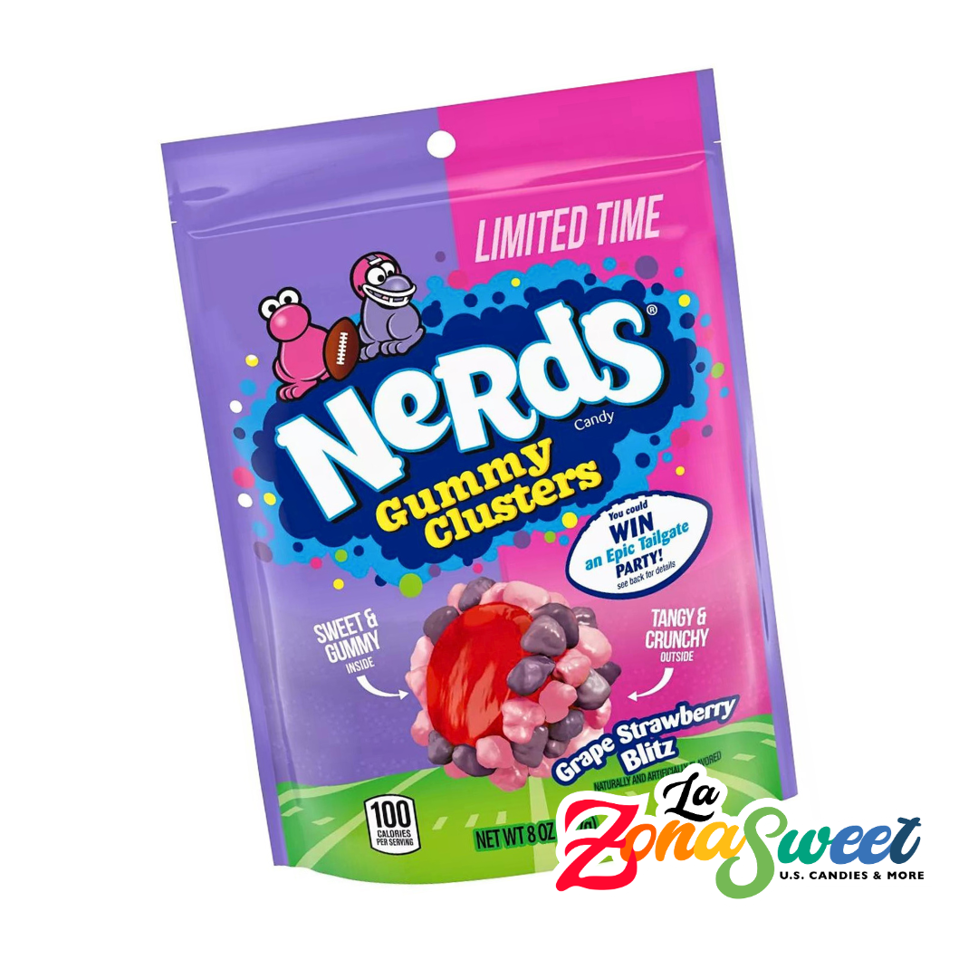 Nerds Gummy Clusters Grape Strawberry Blitz (226g) | FERRARA