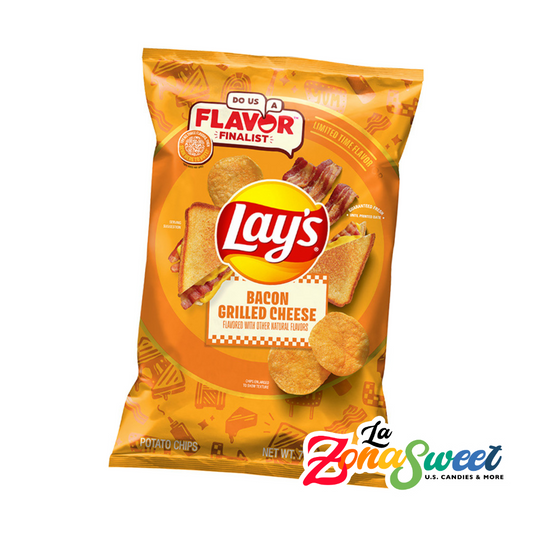 Papas Lay's Bacon Grilled CHEESE (219.7g) | FRITO LAY