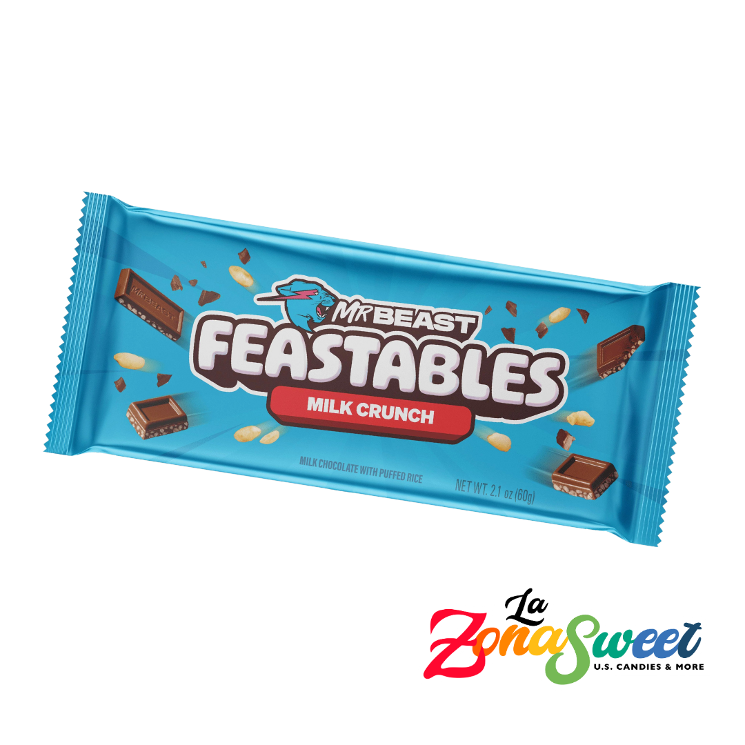 Feastables Bar Milk Crunch (60g) | FEASTABLES