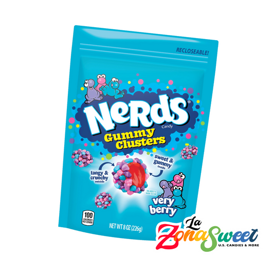 Nerds Gummy Clusters Sabor Moras (Resellable) (227g) | FERRARA CANDY