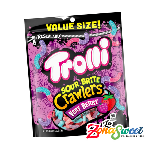 Trolli Sour Brite Crawlers Sabor Moras (816g) | FERRARA CANDY