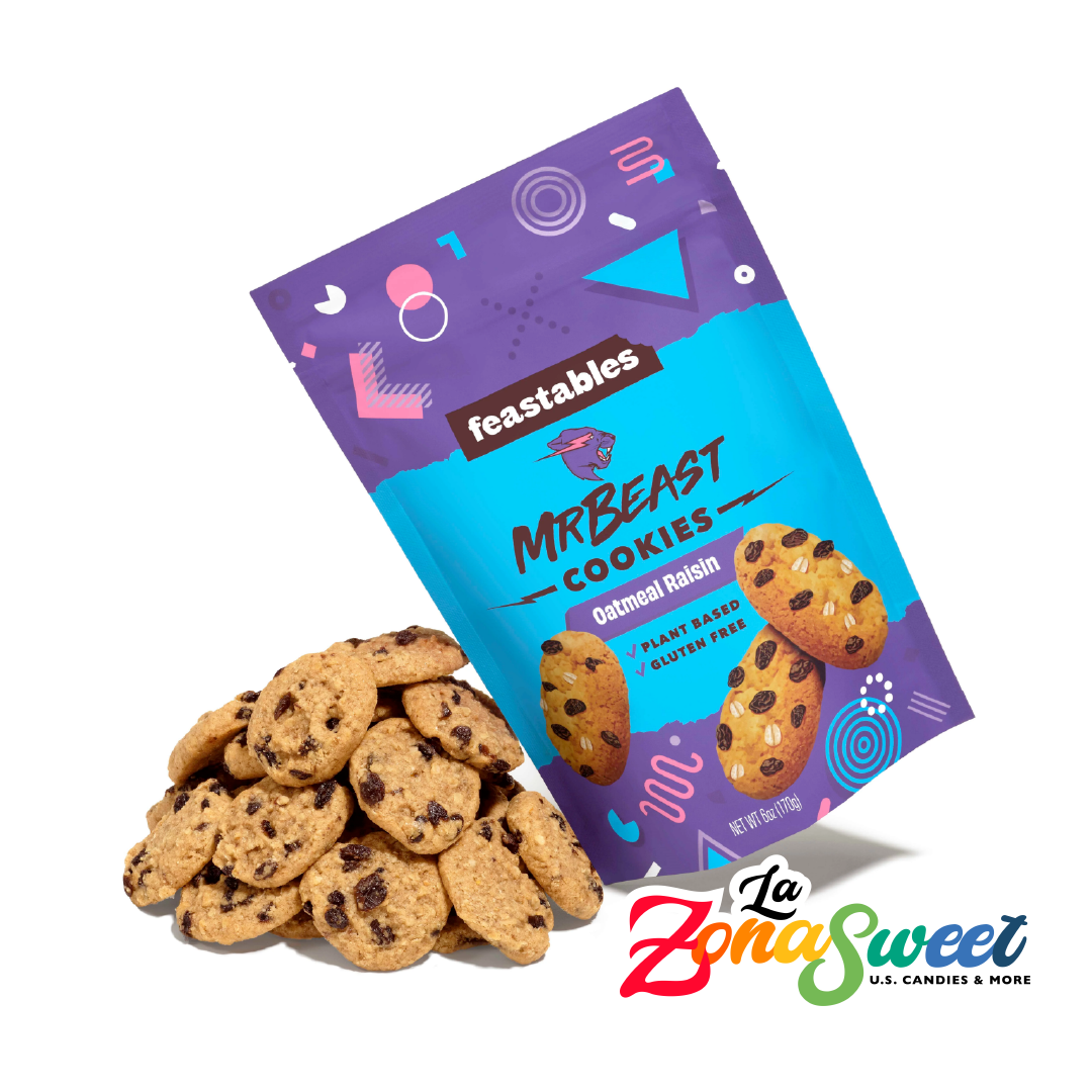 Mr. Beast Cookies Oatmeal Raisin (170g) | FESTEABLES