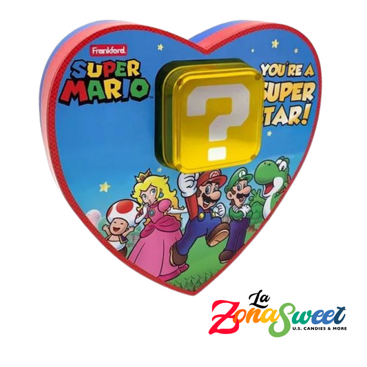 Super Mario Heart Box Gummy Candy (90gr) | FRANKFORD