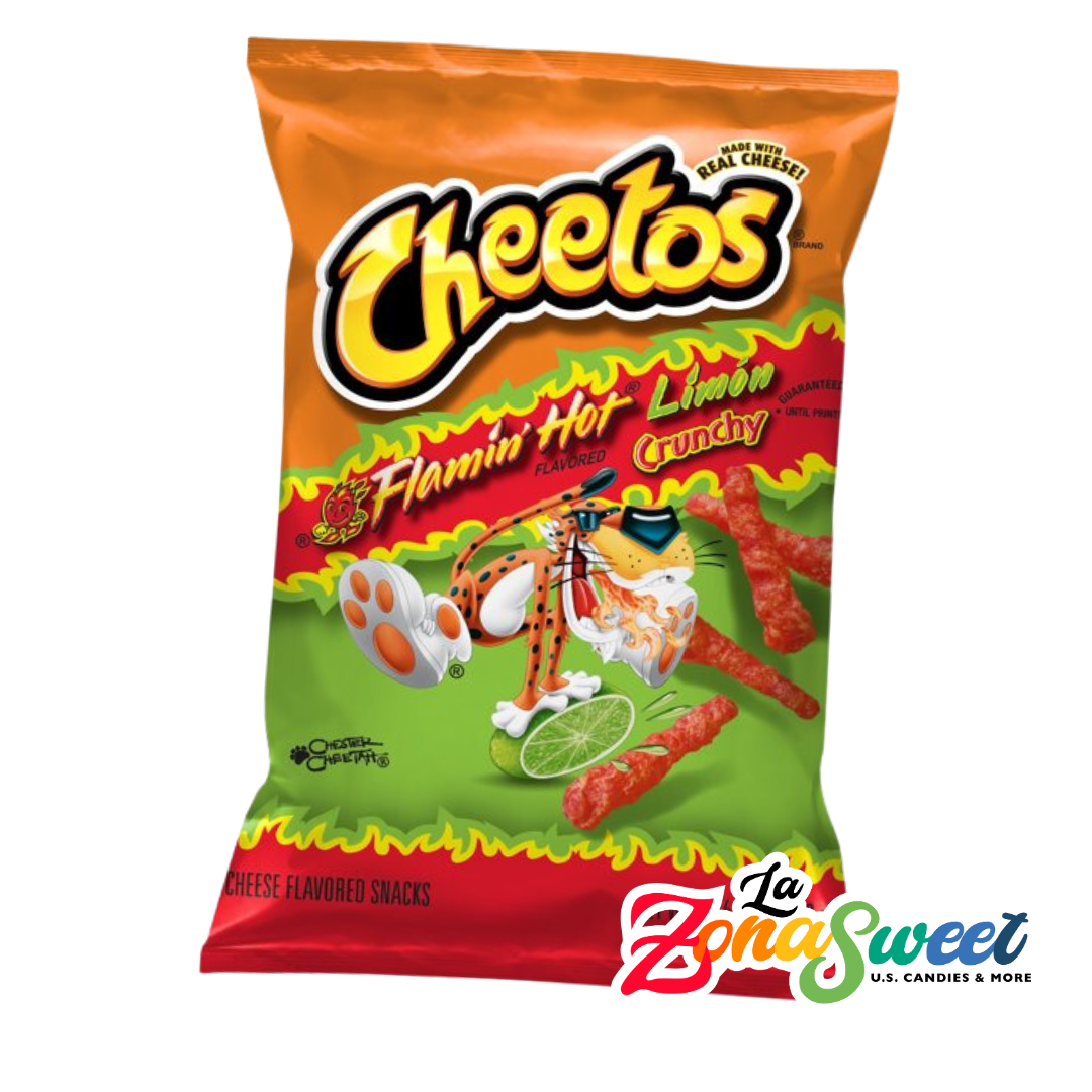 Cheetos Crunchy Flamin Hot Limón (240.9g) | FRITO LAY - LA ZONA SWEET ...