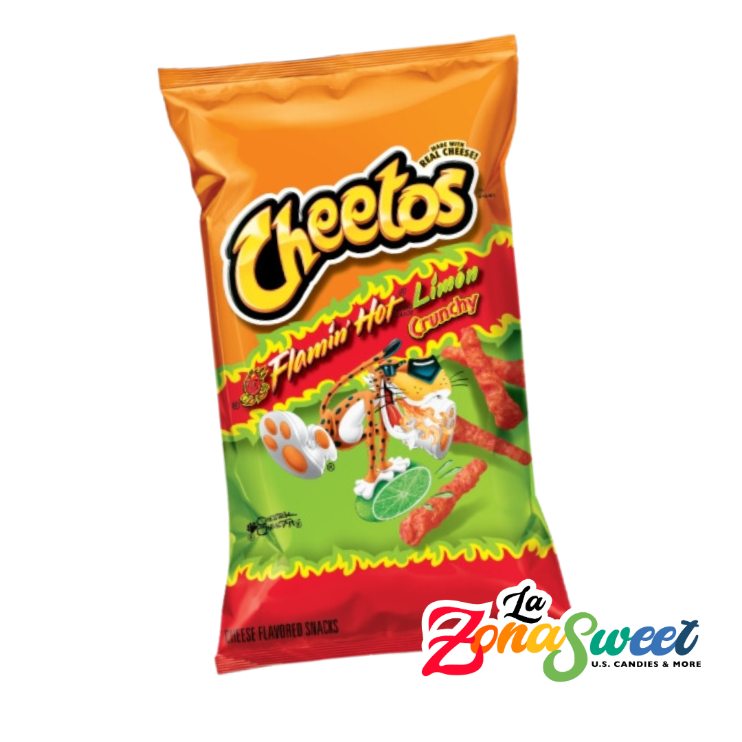 Cheetos Crunchy Flamin Hot Limon (56.7g) | FRITO LAY