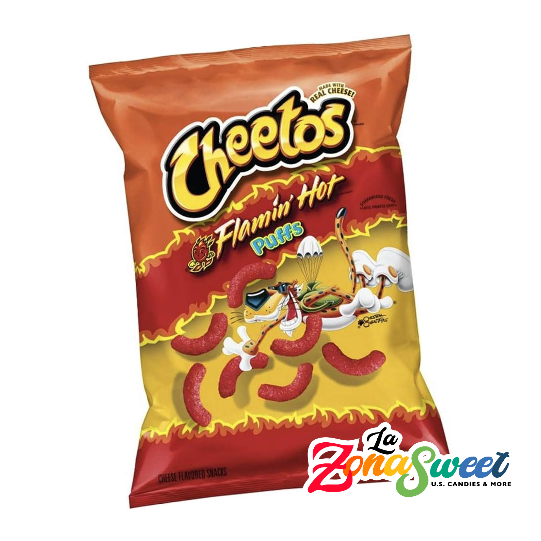 Cheetos Flamin Hot Puffs 226 8g Frito Lay La Zona Sweet La Zona