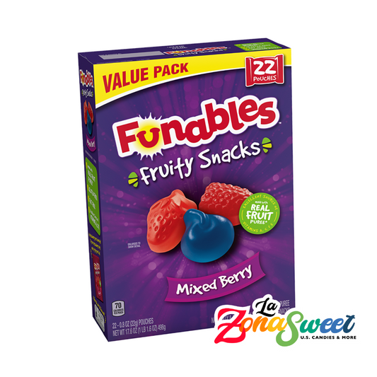 Gomita Suave Mixed Berry (Caja con 22 Pouches) (498g) | FUNABLES