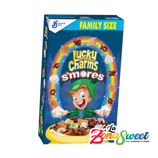 Cereal Lucky Charms S'Mores Family Size (530g) | GENERAL MILLS