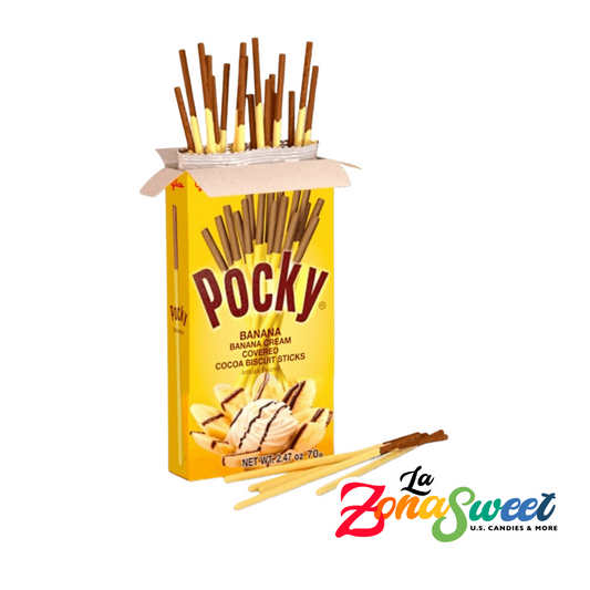 Pocky Biscuit Sticks Banana Cream (70g) | EZAKI GLICO