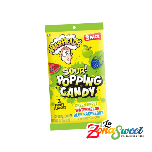 Popping Candy Sour Warheads (21g) | HILCO