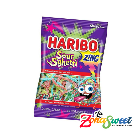 Gomitas Haribo Sour S'ghetti (113gr) | HARIBO