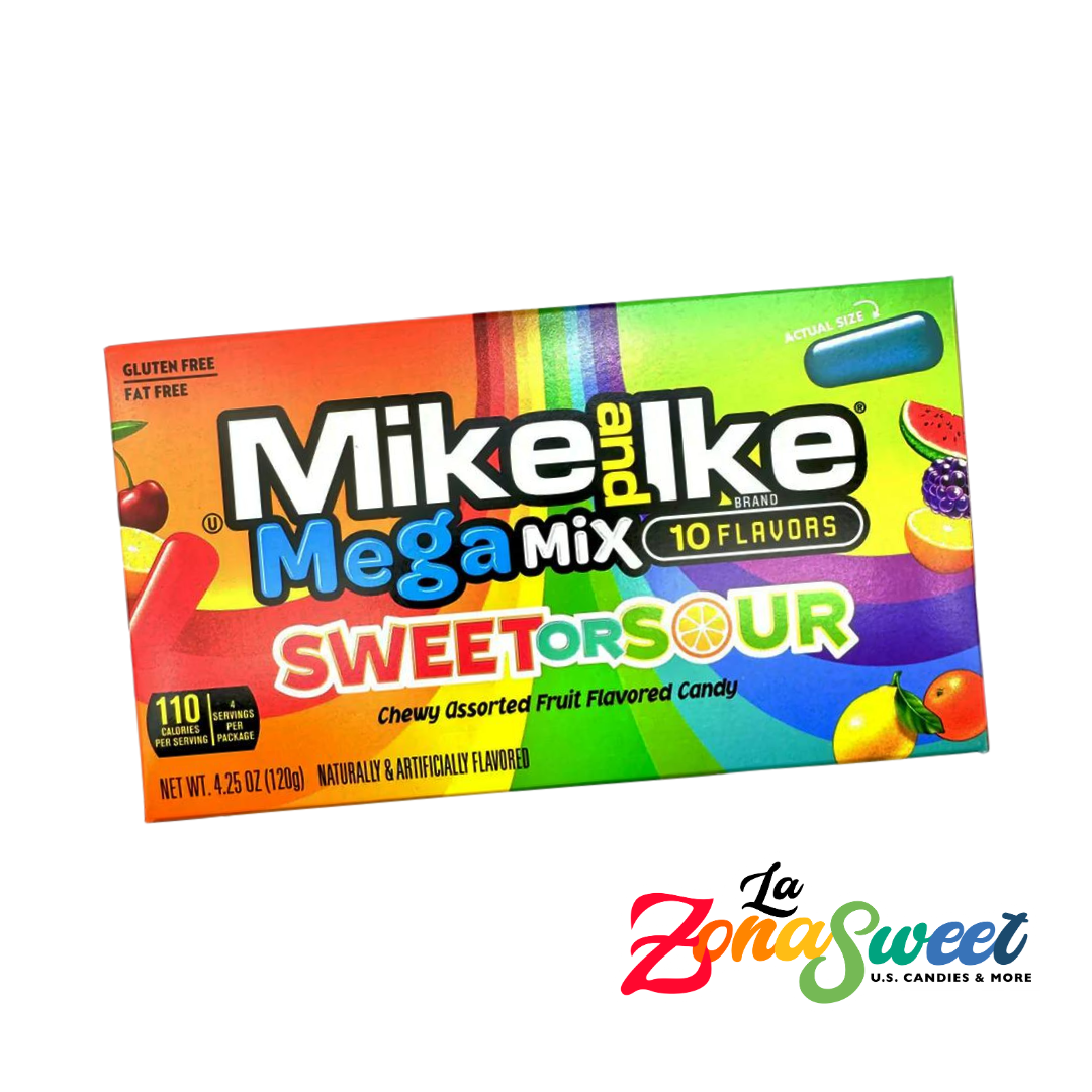 Mike & Like Mega Mix Sour (120g) | JUST BORN