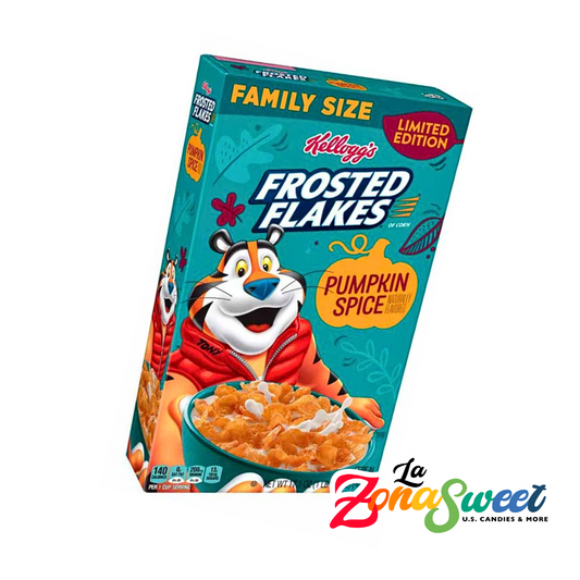 Cereal Frosted Flakes Pumpkin Spice Family Size Edición Limitada (484gr) | KELLOGS