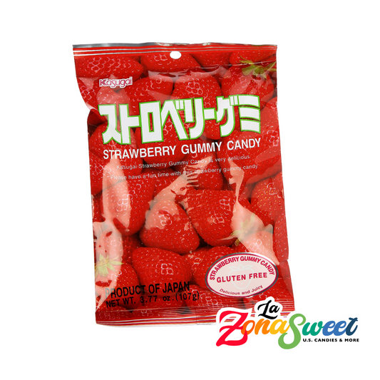 Strawberry Gummy Candy (102g) | KASUGAI