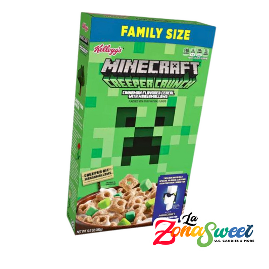 Cereal Minecraft Creeper Crunch (360g) | KELLOG'S