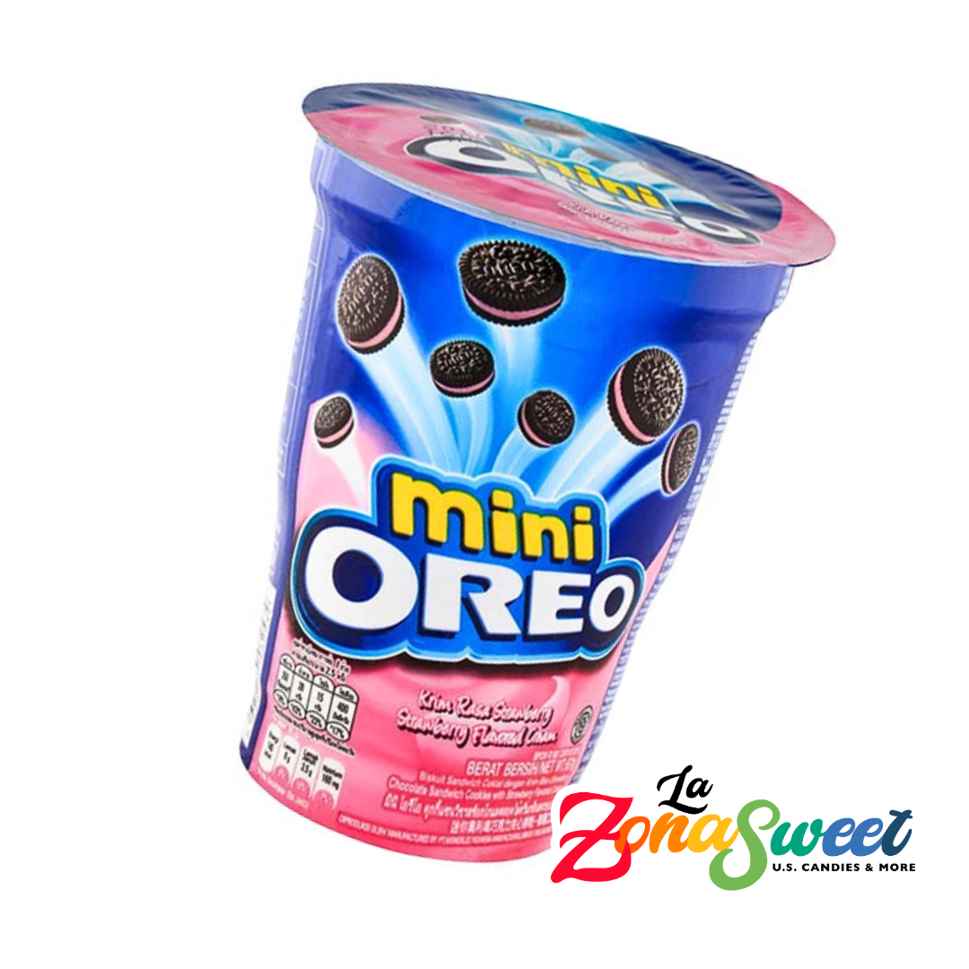 Galletas Mini Oreo Sabor Fresa (61.3g) | MONDELEZ