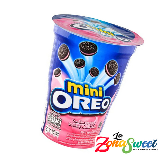 Galletas Mini Oreo Sabor Fresa (61.3g) | MONDELEZ