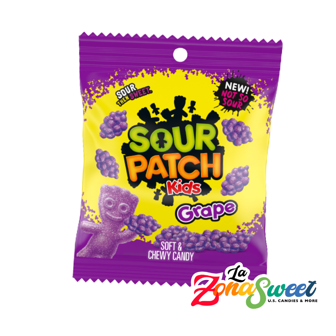 Gomitas Sour Patch Sabor Uva (102g) | MONDELEZ