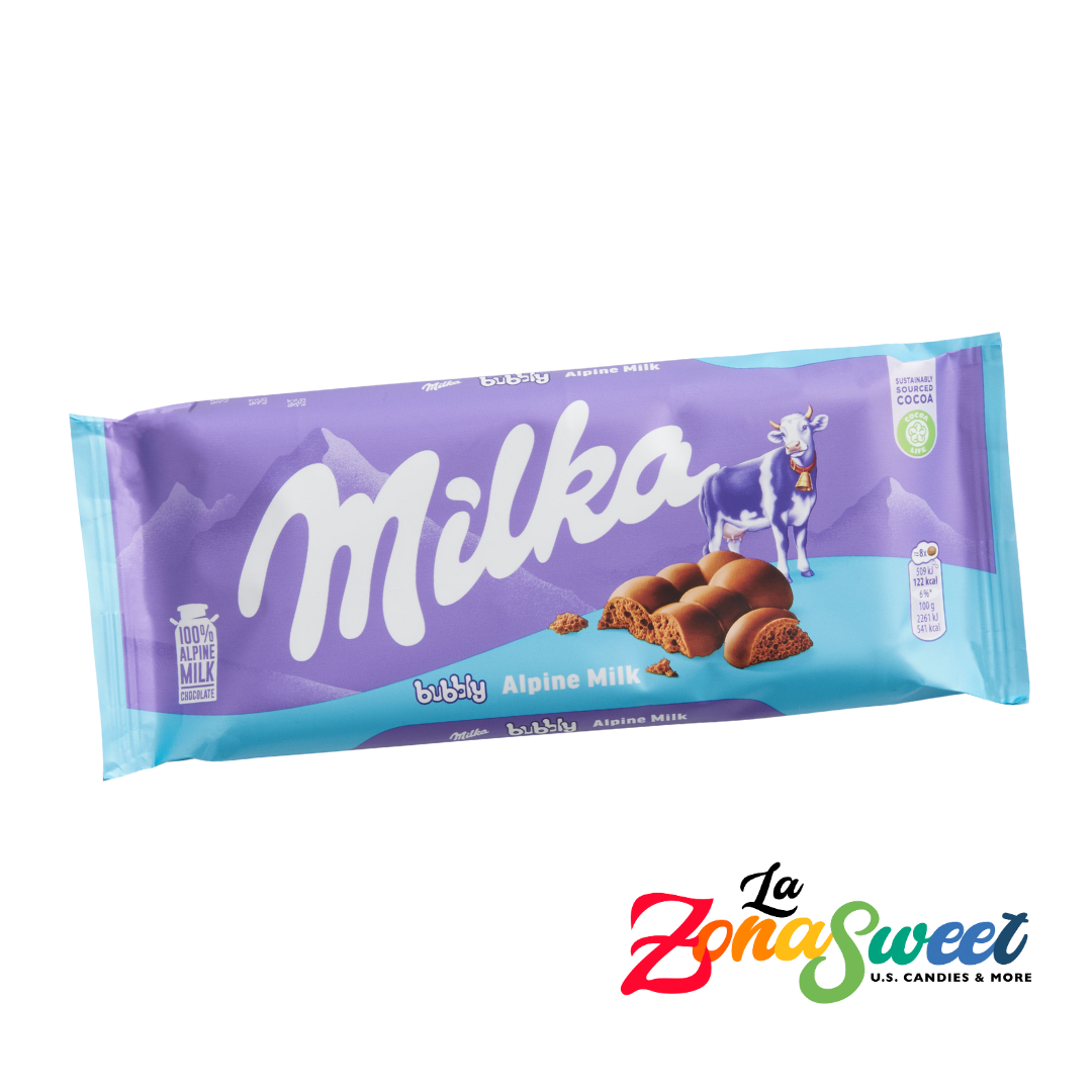 Milka Bubbly Alpine Creme (100g) | MONDELEZ