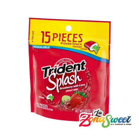 Trident Splash Fresa-Limón (29.7g) | MONDELEZ