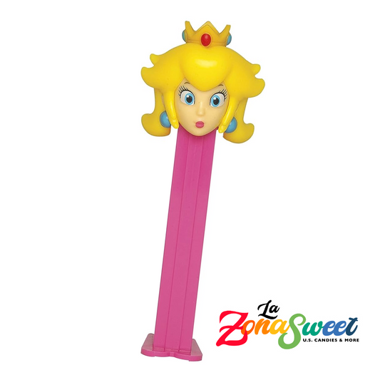 Pez Dispenser Super Mario Peach (24.7g) | PEZ CANDY