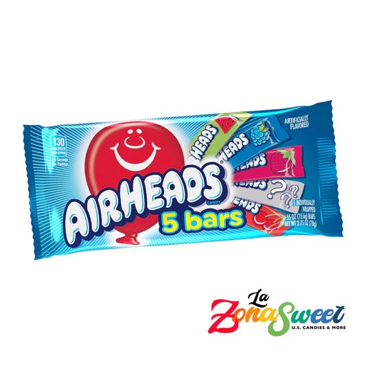 Airheads 5 Bars Candy (78g) | PERFETTI