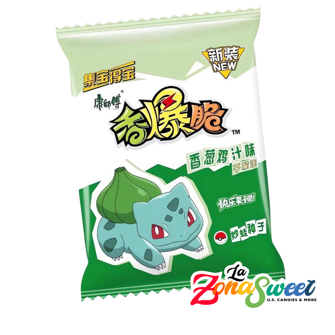 Snack Tipo Ramen Bulbasaur Sabor Pollo (33g) | POKÉMON CENTER JAPÓN ...